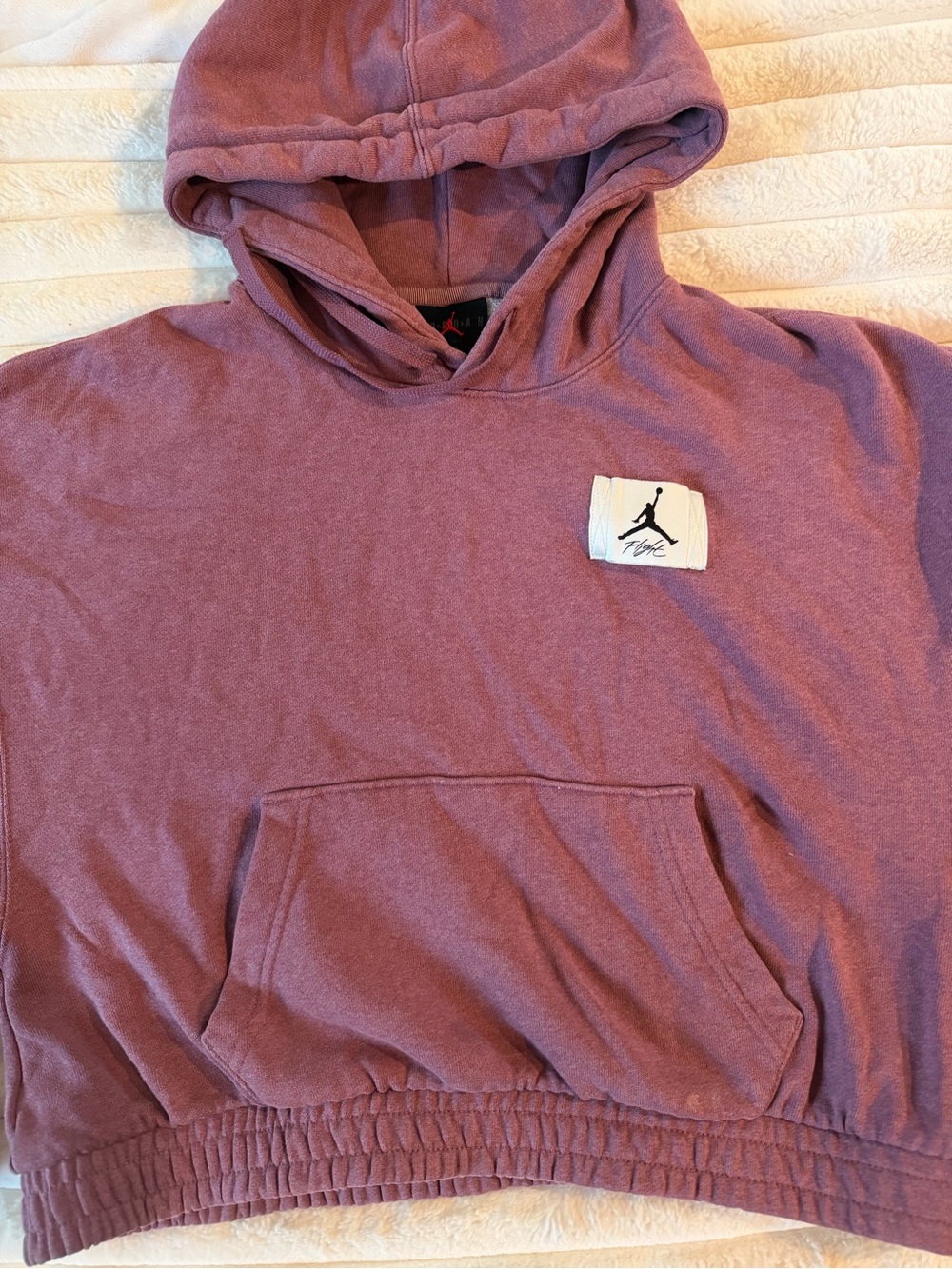 Jordan womens Dusty Mauve Hoodie Sweatshirt